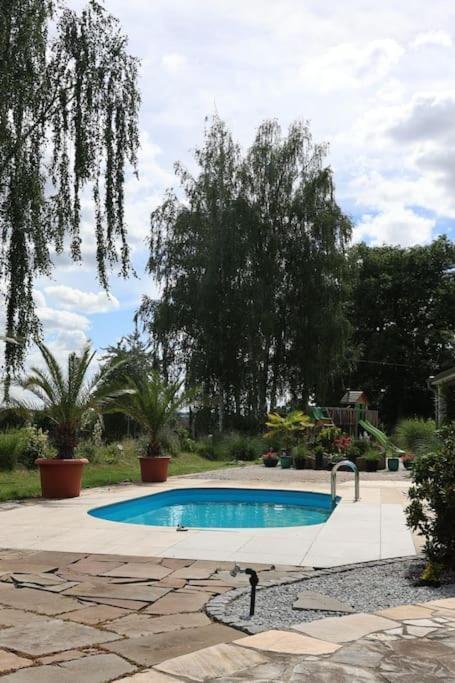 Ferienwohnung Weingut Lahmer August Kretzschau ภายนอก รูปภาพ